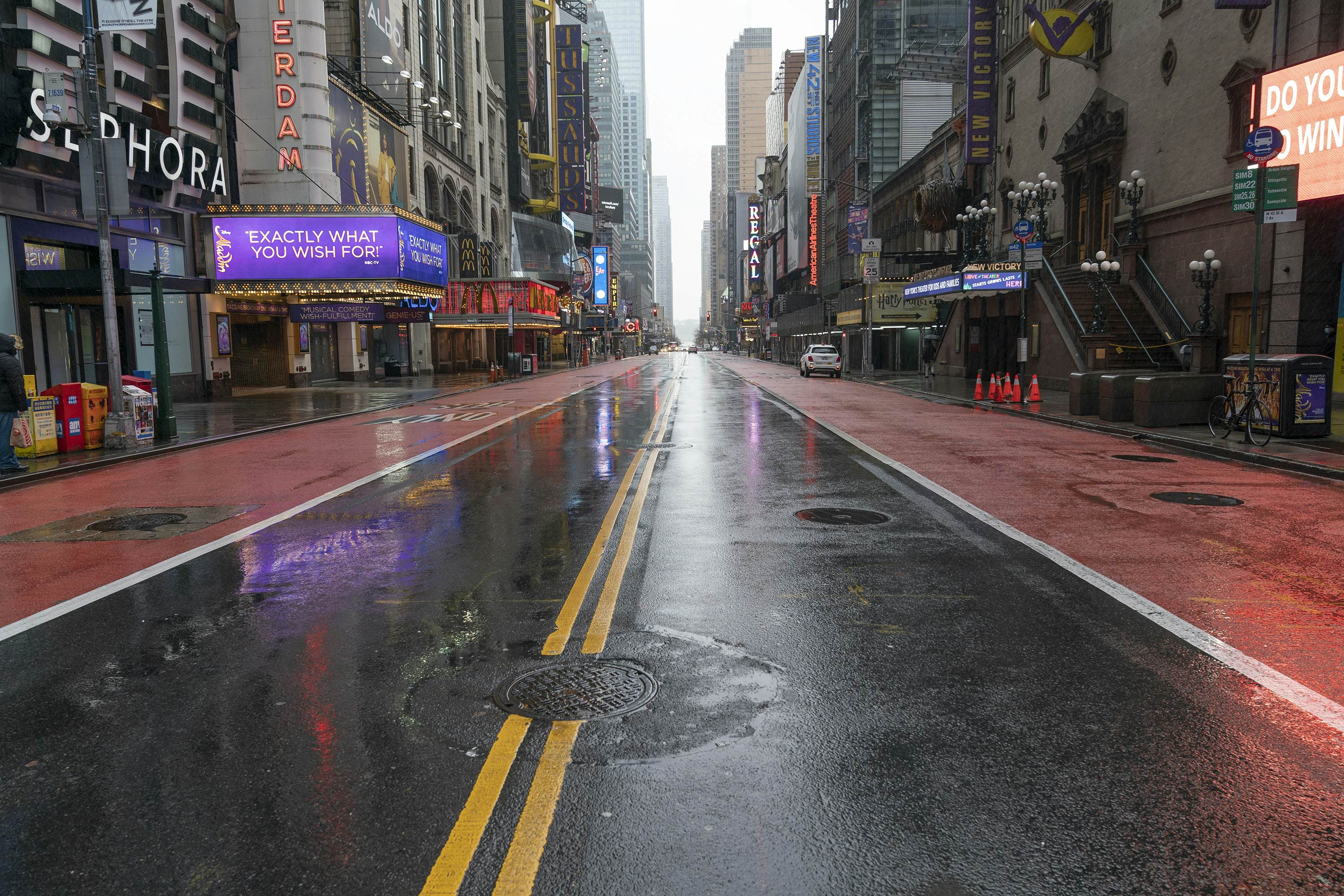 How major cities around the world look under lockdown Lonely